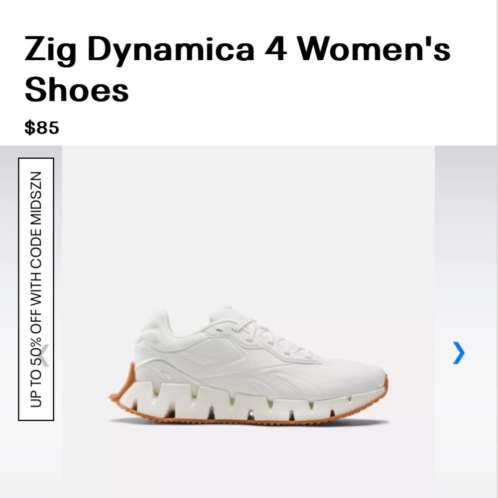 Worn once! Reebok Dynamica 4s